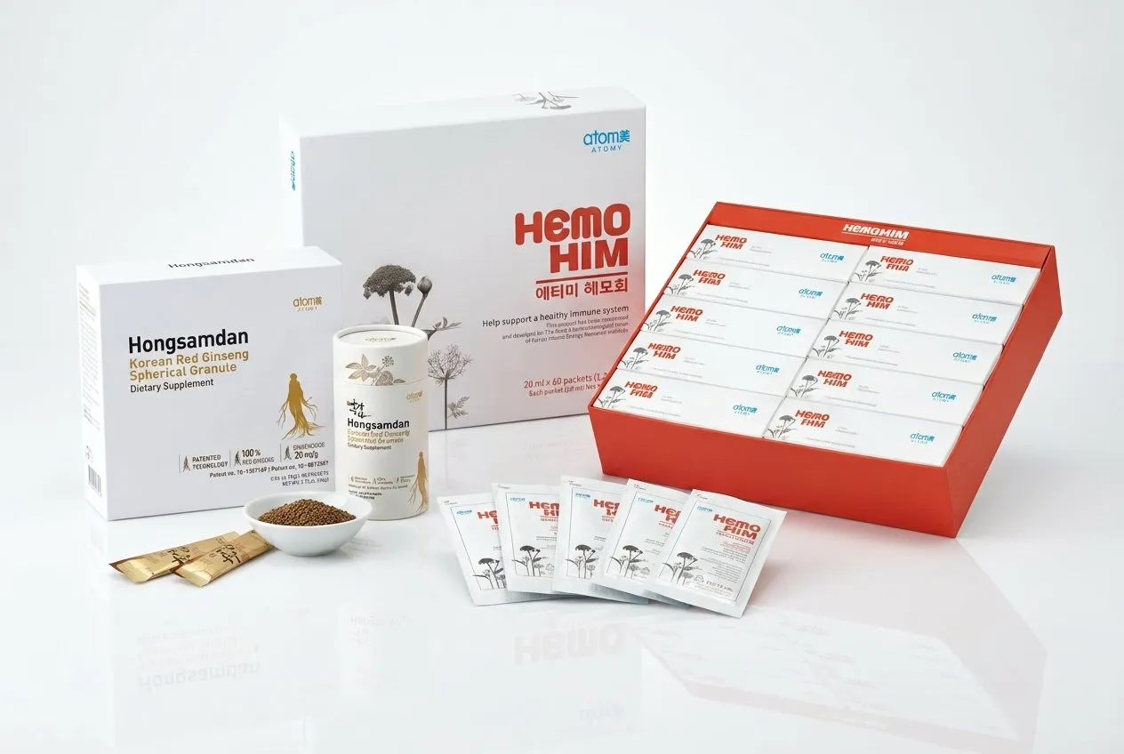 Atomy HemoHIM and Hongsamdan products