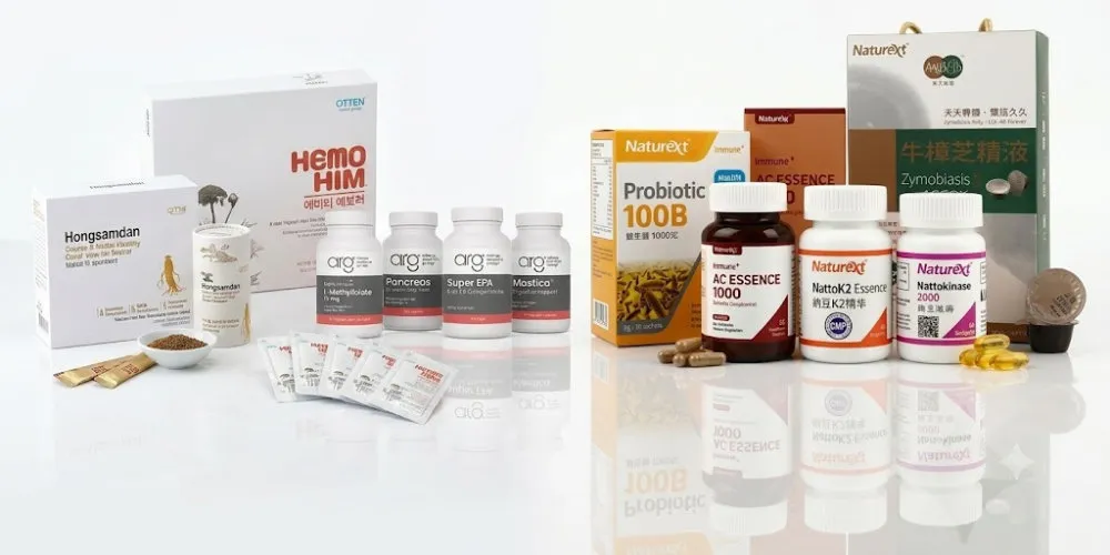 Naturext®, Allergy Research Group® and Atomy product ranges distributed by IABPI.